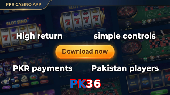 Main screen of PK36 gamedownload page for PK players